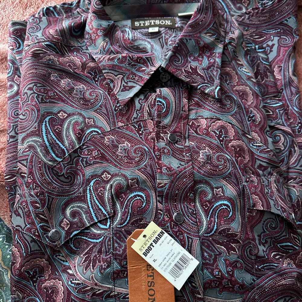 Brand new Stetson shirt XL